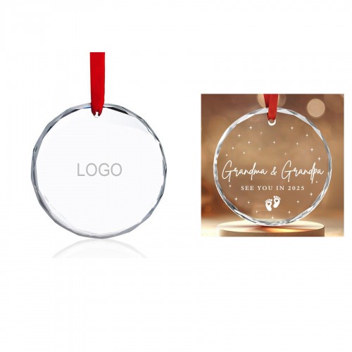 Crystal Round Ornament