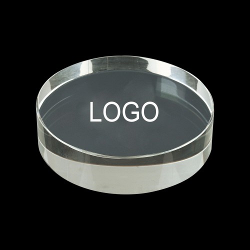 Crystal Round Paperweight