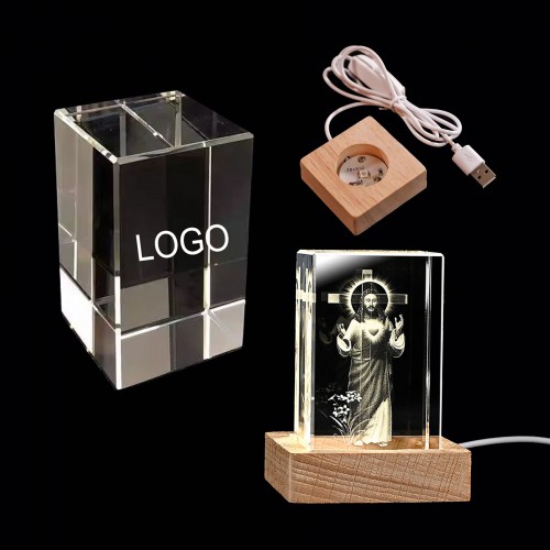 Laser Crystal Night Light
