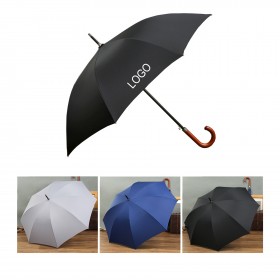 Wooden J-Handle Golf Umbrella