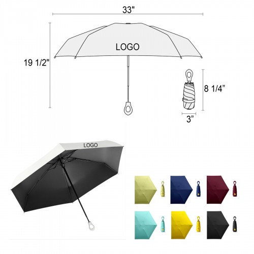 Mini Umbrella with Ring Handle