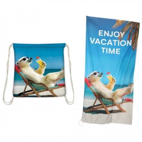 2-in-1 Microfiber Towel Backpack