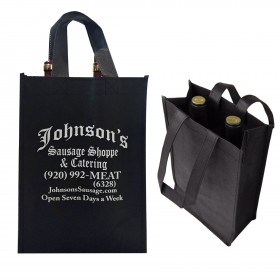 2 Bottle Non-Woven Wine Tote Bag