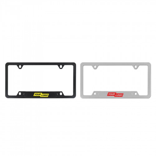 4-Hole Aluminum License Plate Frame