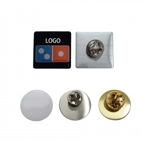 Epoxy Round Pin Badge