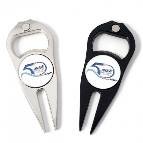 Zinc Alloy Golf Divot Tool Bottle Opener Zinc Alloy Golf Divot Tool Bottle Opener