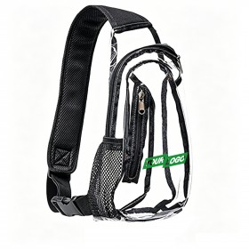 Clear PVC Crossbody Sling Bag with Adjustable Strap