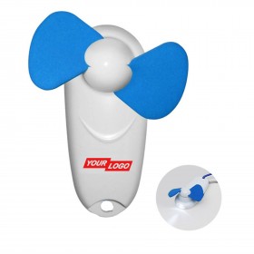 Mini Battery Fan with LED Light