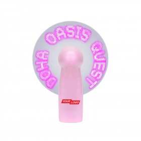 LED Mini Handheld Fan with Message Display
