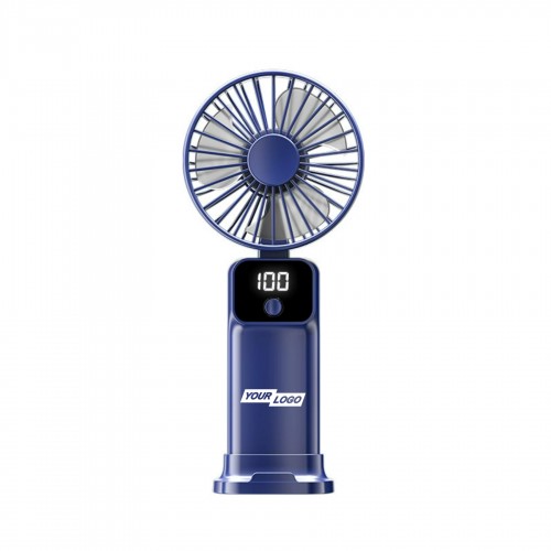 Rechargeable Portable Handheld Fan with Digital Battery Display Rechargeable Portable Handheld Fan with Digital Battery Display