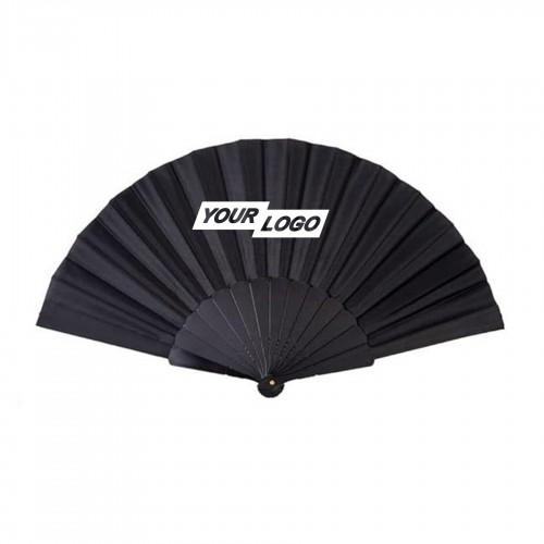 Plastic Rib Fabric Folding Hand Fan Plastic Rib Fabric Folding Hand Fan