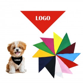 Pet Polyester Triangle Bandanas