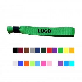 Disposable Polyester Wristbands Cloth For Events