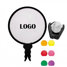 Foldable Flying Polyester Fans With 2 Handles