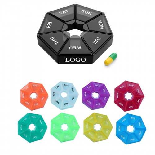 7-Sided Weekly Pill Organizer 7-Sided Weekly Pill Organizer