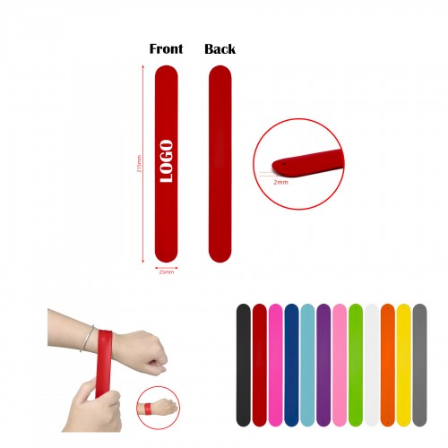 Custom Silicone Slap Bracelets Custom Silicone Slap Bracelets